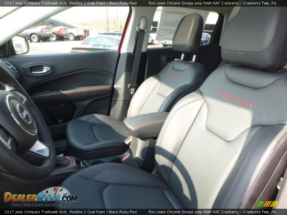 Front Seat of 2017 Jeep Compass Trailhawk 4x4 Photo #16