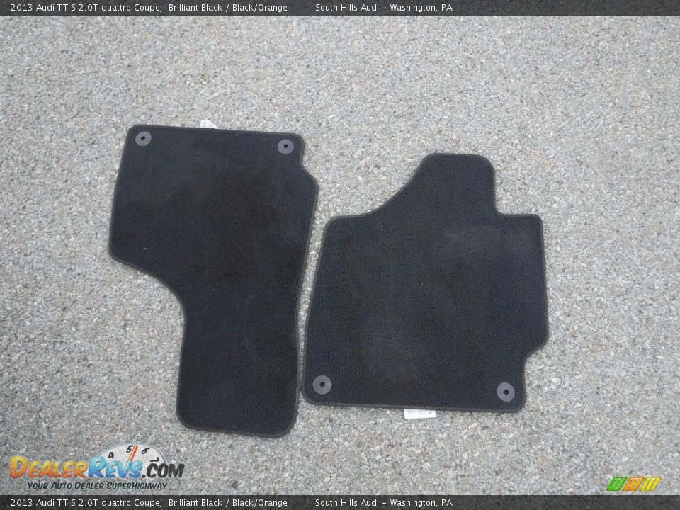 2013 Audi TT S 2.0T quattro Coupe Brilliant Black / Black/Orange Photo #5