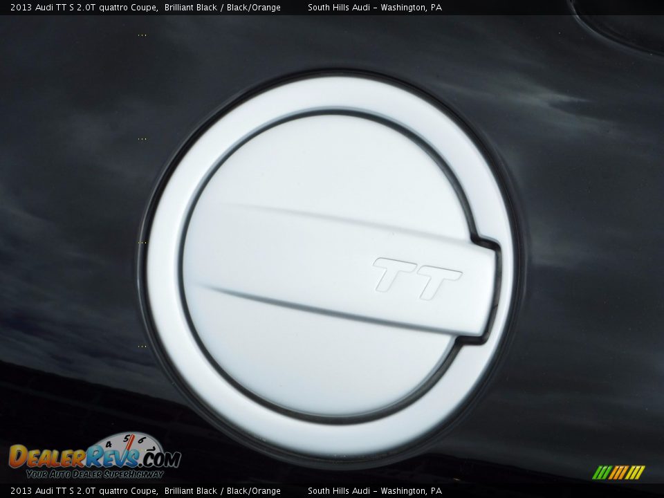 2013 Audi TT S 2.0T quattro Coupe Brilliant Black / Black/Orange Photo #11