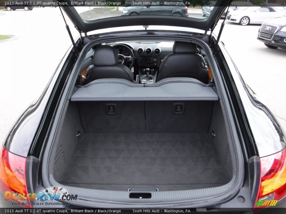 2013 Audi TT S 2.0T quattro Coupe Brilliant Black / Black/Orange Photo #33