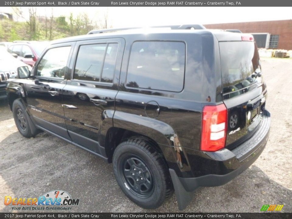 2017 Jeep Patriot Sport 4x4 Black / Dark Slate Gray Photo #4