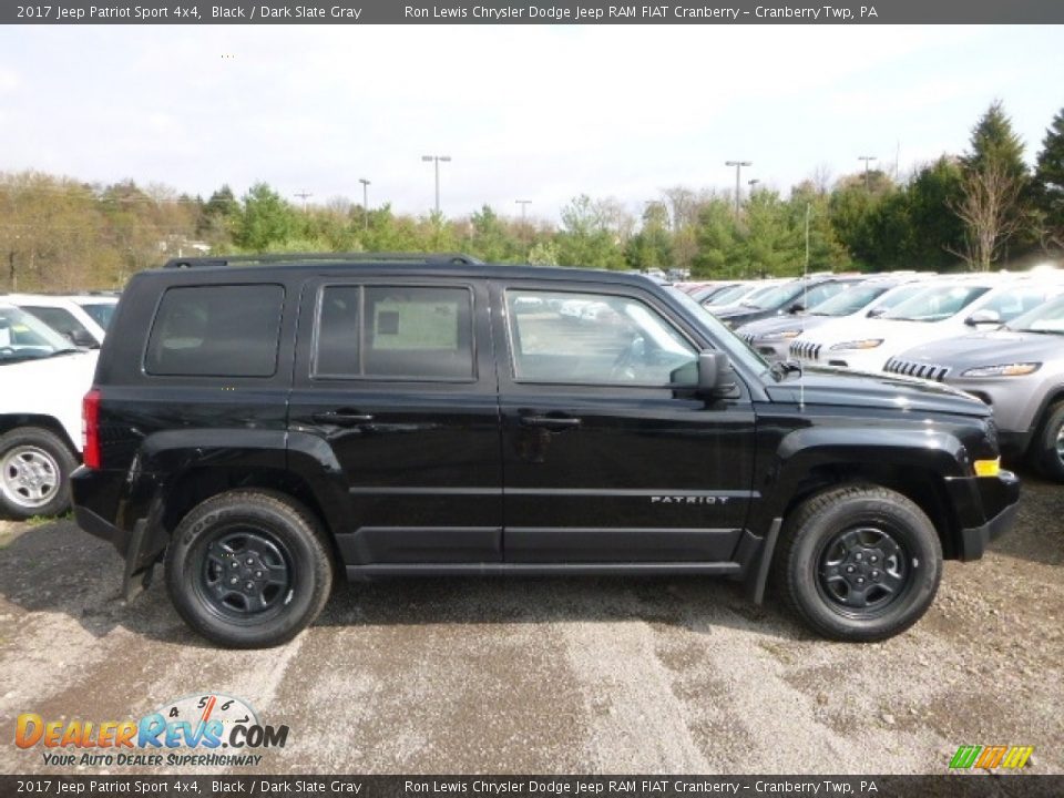 2017 Jeep Patriot Sport 4x4 Black / Dark Slate Gray Photo #7