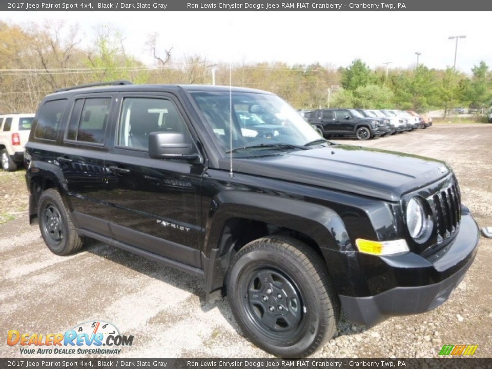2017 Jeep Patriot Sport 4x4 Black / Dark Slate Gray Photo #8