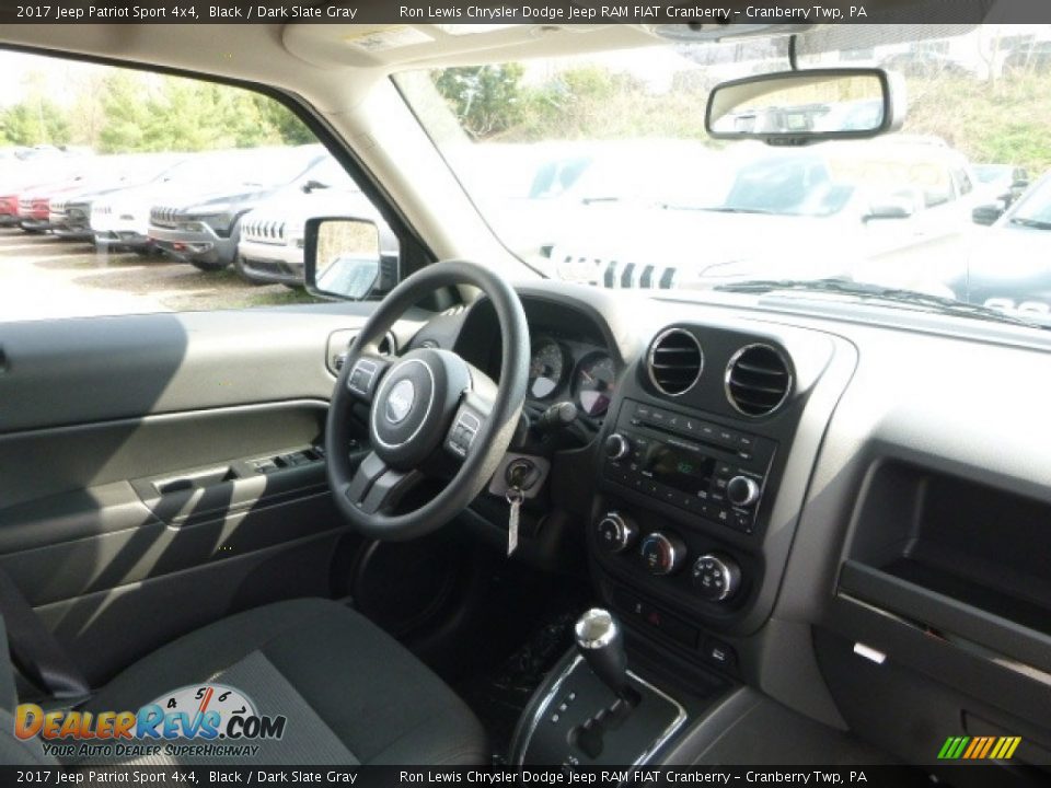 2017 Jeep Patriot Sport 4x4 Black / Dark Slate Gray Photo #12