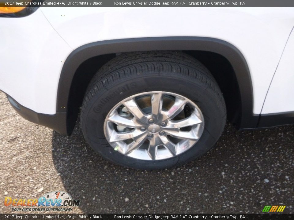 2017 Jeep Cherokee Limited 4x4 Bright White / Black Photo #2