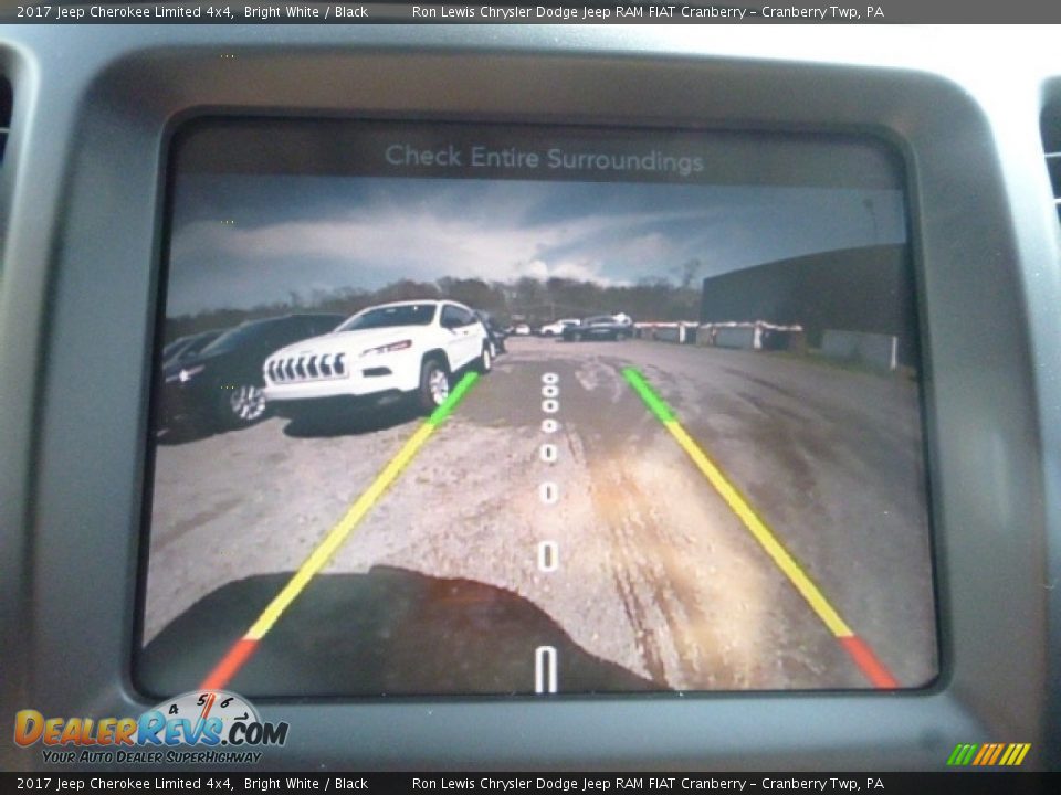 2017 Jeep Cherokee Limited 4x4 Bright White / Black Photo #18