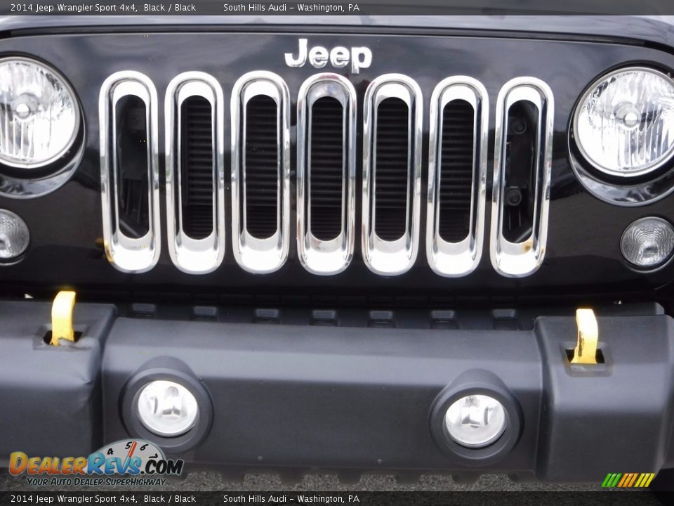 2014 Jeep Wrangler Sport 4x4 Black / Black Photo #7