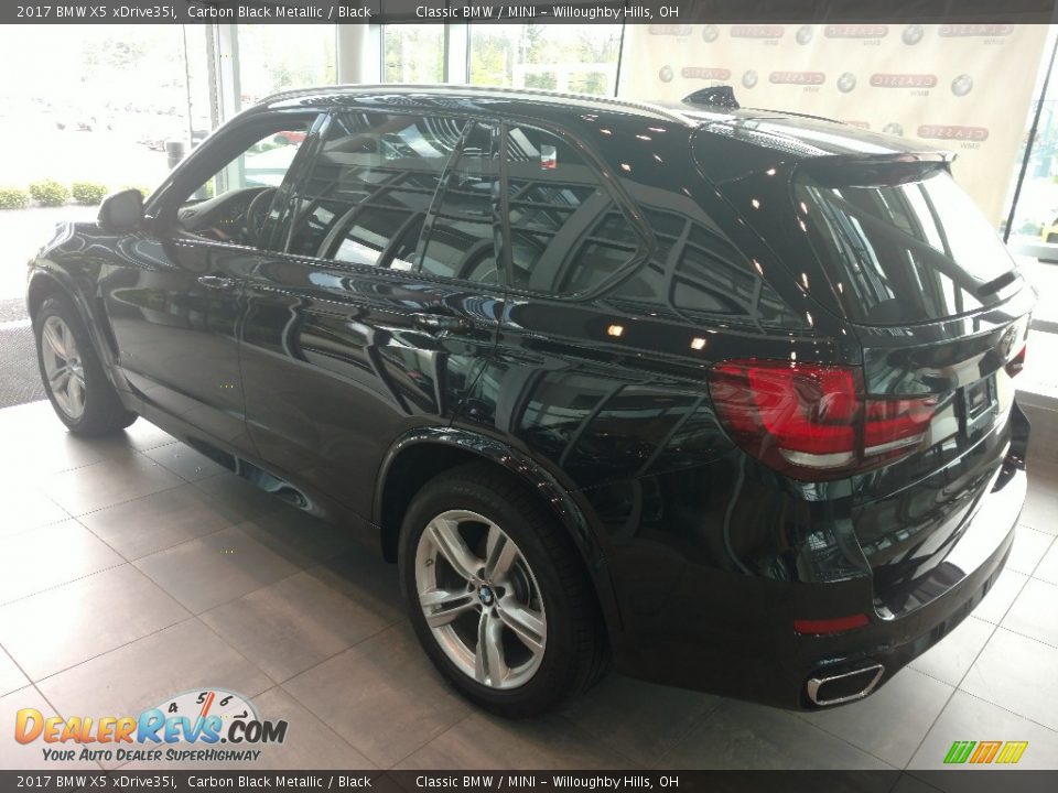 2017 BMW X5 xDrive35i Carbon Black Metallic / Black Photo #2