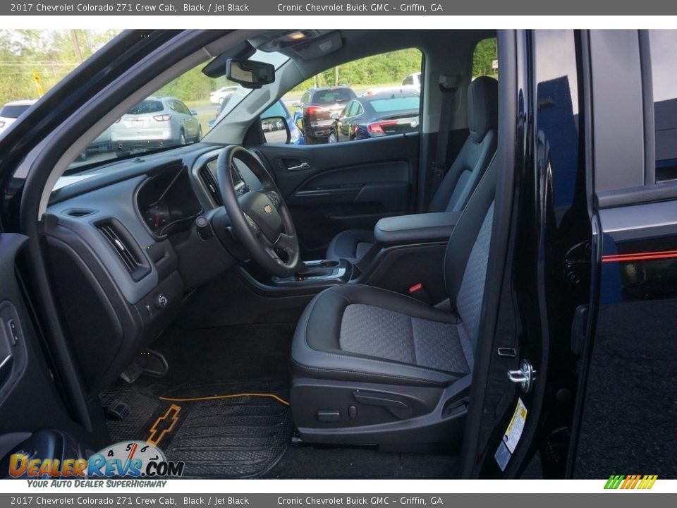 Jet Black Interior - 2017 Chevrolet Colorado Z71 Crew Cab Photo #9