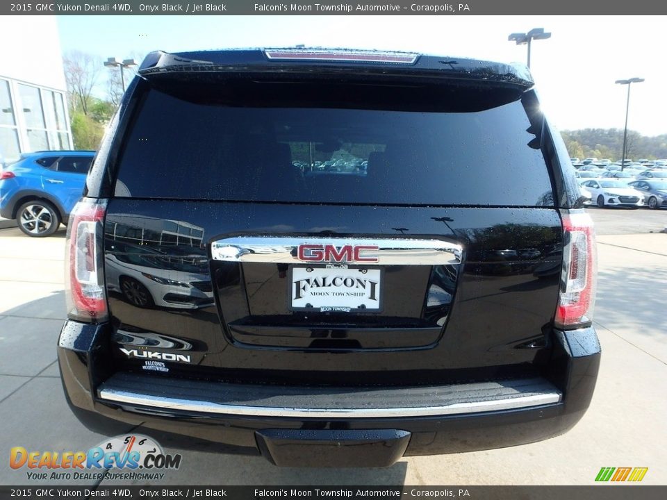 2015 GMC Yukon Denali 4WD Onyx Black / Jet Black Photo #3