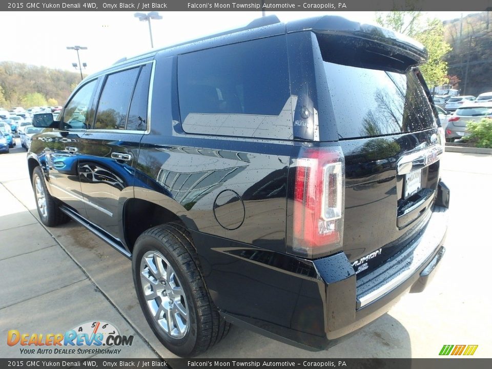 2015 GMC Yukon Denali 4WD Onyx Black / Jet Black Photo #4