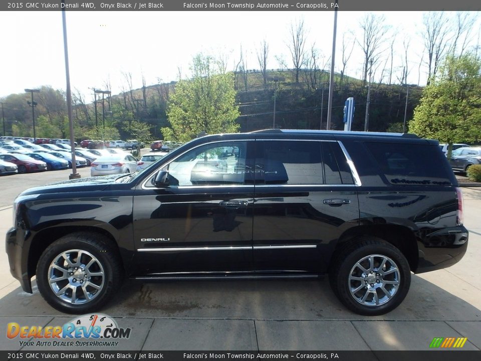 2015 GMC Yukon Denali 4WD Onyx Black / Jet Black Photo #5