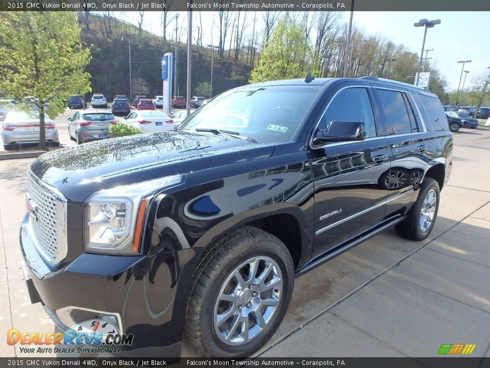 2015 GMC Yukon Denali 4WD Onyx Black / Jet Black Photo #6