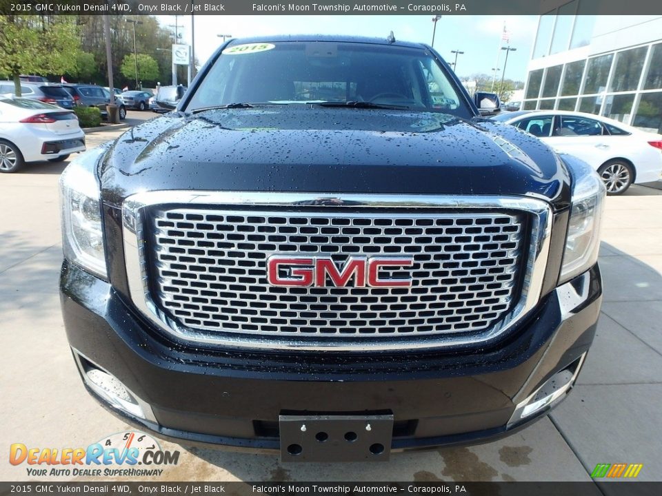 2015 GMC Yukon Denali 4WD Onyx Black / Jet Black Photo #7