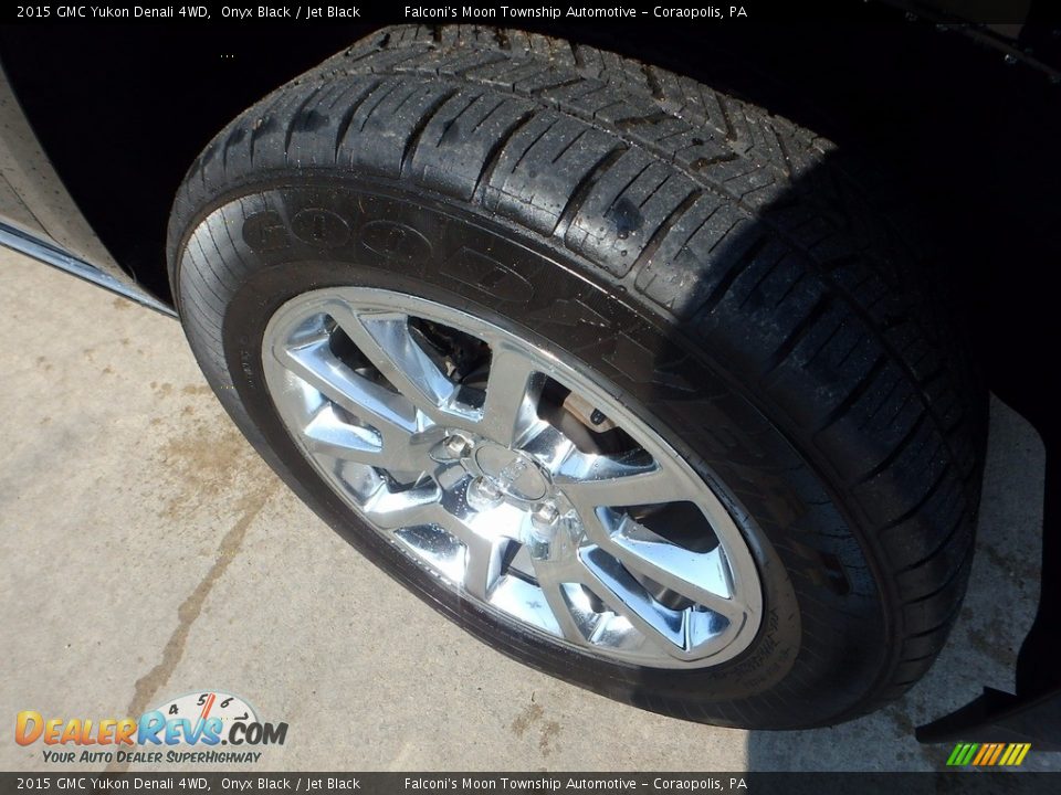 2015 GMC Yukon Denali 4WD Onyx Black / Jet Black Photo #9