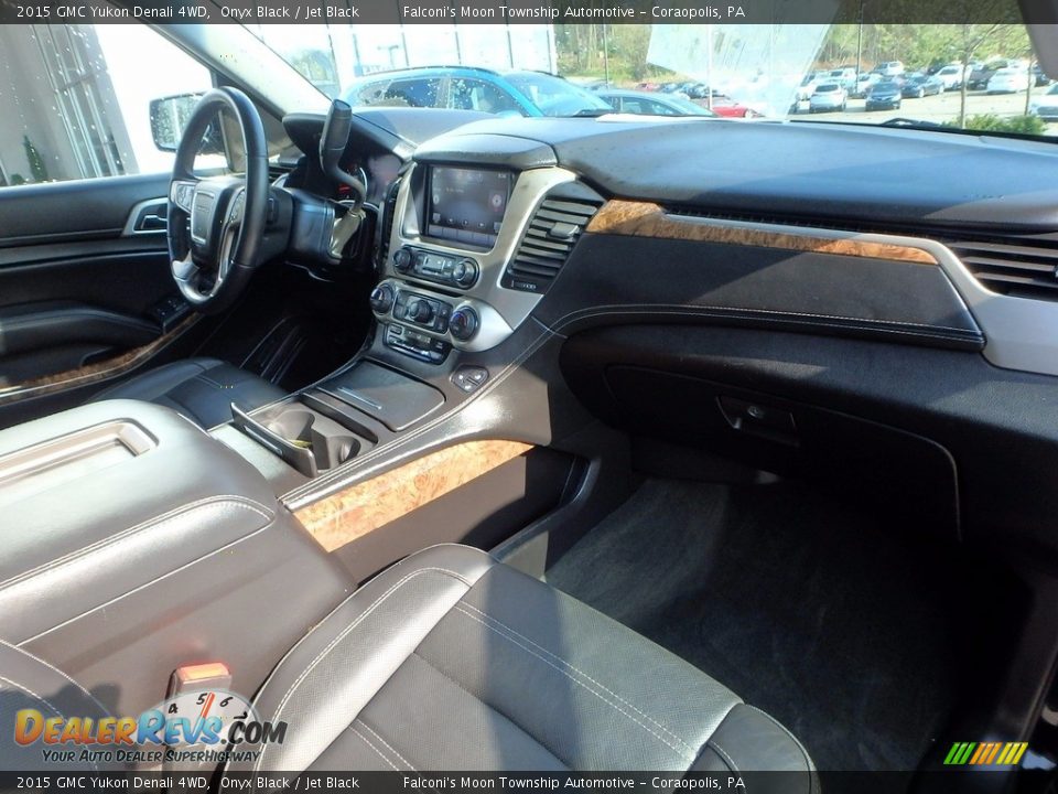 2015 GMC Yukon Denali 4WD Onyx Black / Jet Black Photo #11