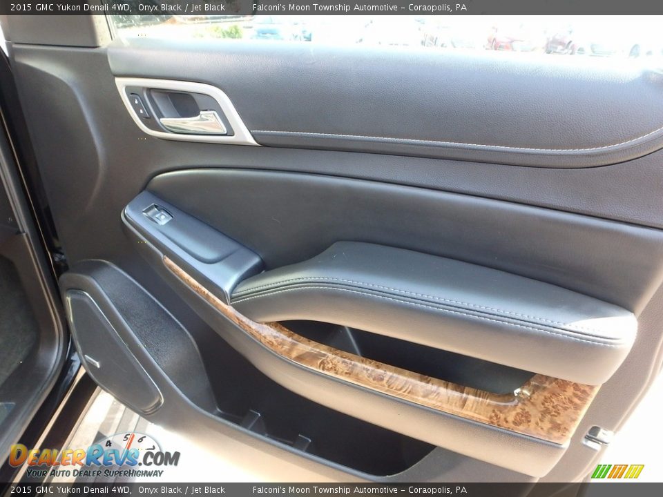 2015 GMC Yukon Denali 4WD Onyx Black / Jet Black Photo #12