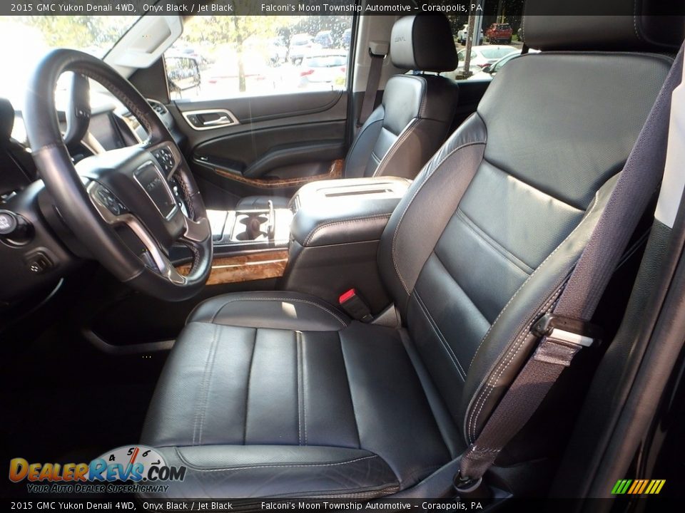 2015 GMC Yukon Denali 4WD Onyx Black / Jet Black Photo #15