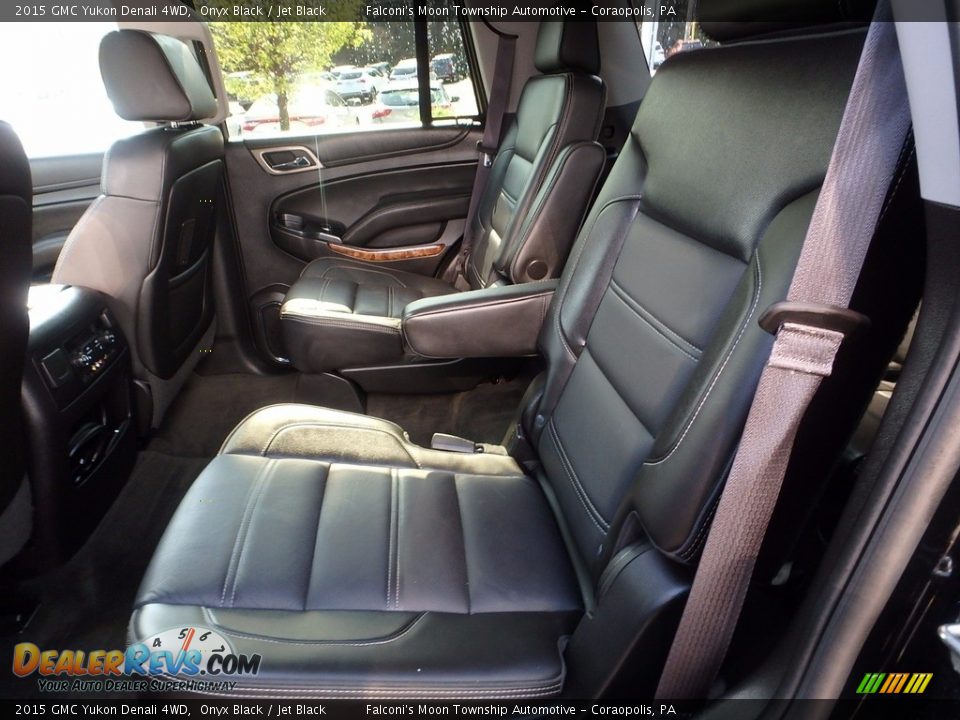 2015 GMC Yukon Denali 4WD Onyx Black / Jet Black Photo #16