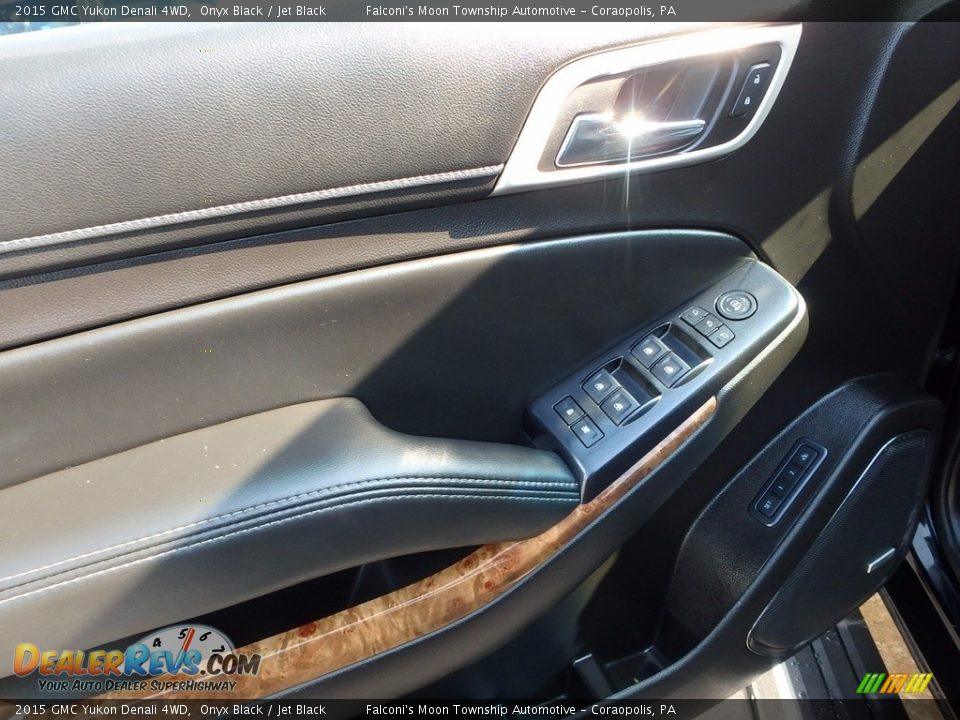 2015 GMC Yukon Denali 4WD Onyx Black / Jet Black Photo #19