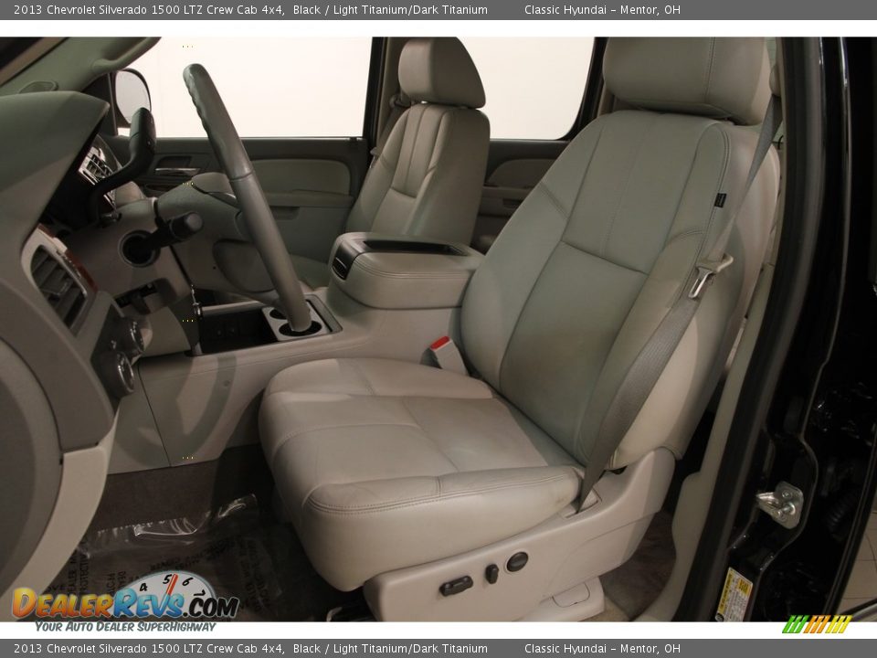Light Titanium/Dark Titanium Interior - 2013 Chevrolet Silverado 1500 LTZ Crew Cab 4x4 Photo #7