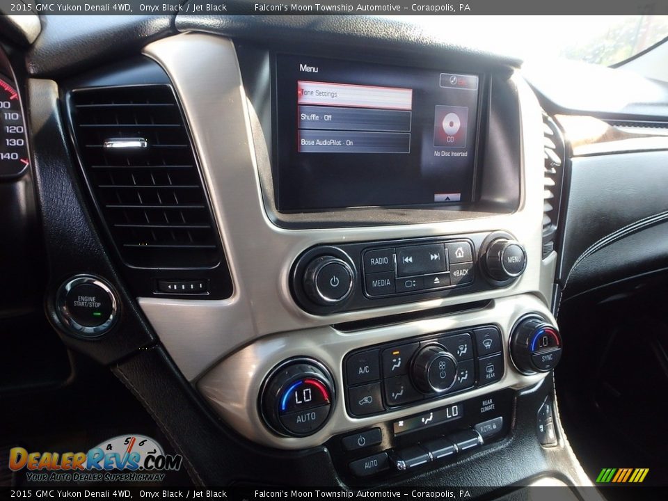 2015 GMC Yukon Denali 4WD Onyx Black / Jet Black Photo #22
