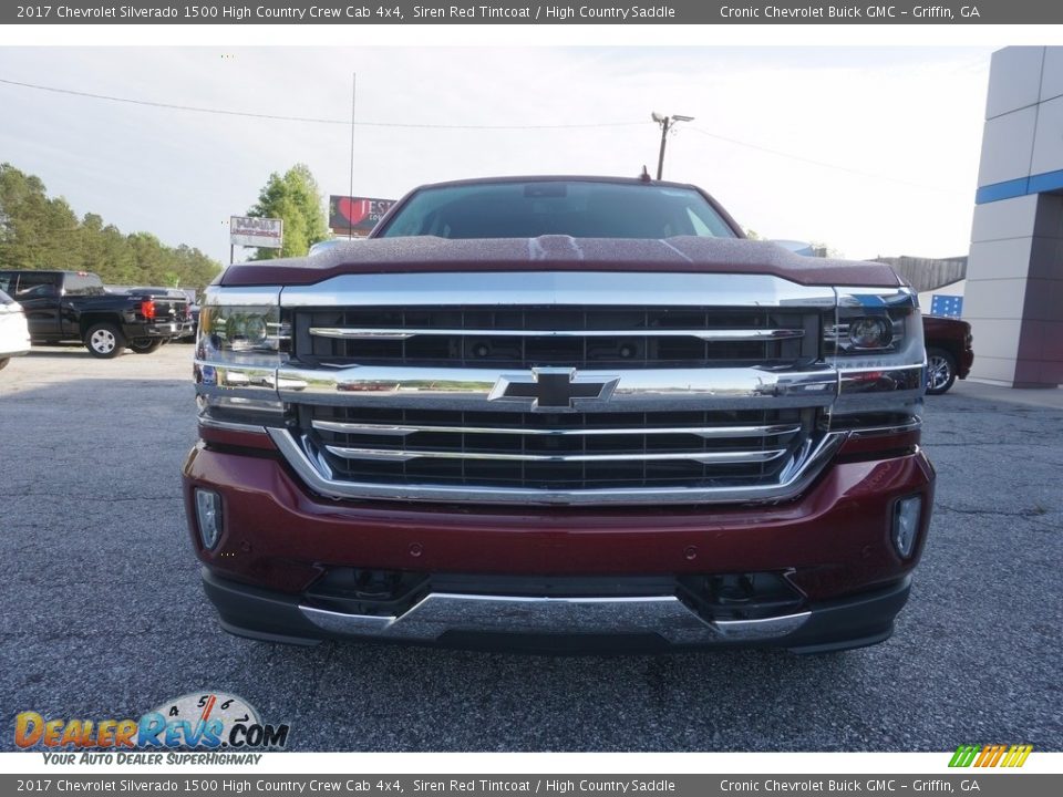 2017 Chevrolet Silverado 1500 High Country Crew Cab 4x4 Siren Red Tintcoat / High Country Saddle Photo #2