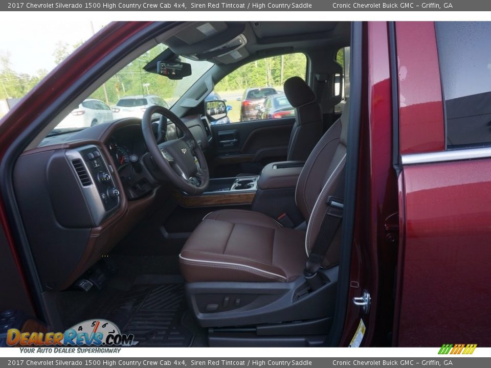 2017 Chevrolet Silverado 1500 High Country Crew Cab 4x4 Siren Red Tintcoat / High Country Saddle Photo #9
