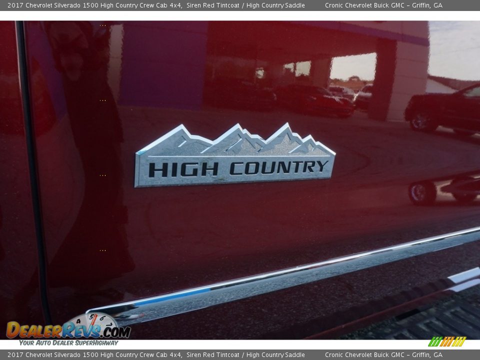 2017 Chevrolet Silverado 1500 High Country Crew Cab 4x4 Siren Red Tintcoat / High Country Saddle Photo #12