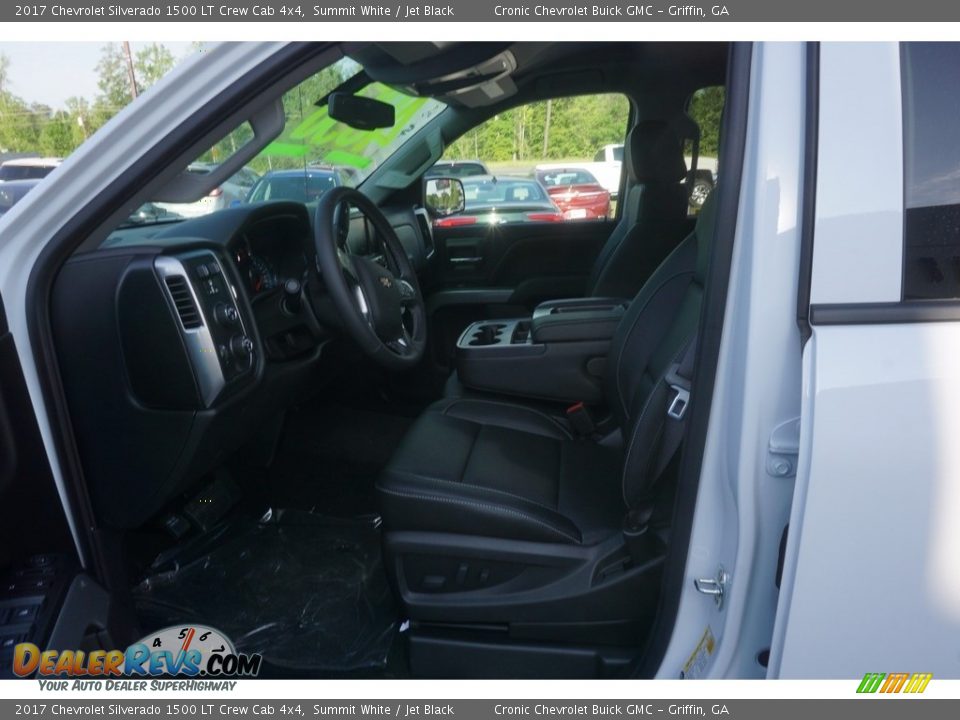 2017 Chevrolet Silverado 1500 LT Crew Cab 4x4 Summit White / Jet Black Photo #8