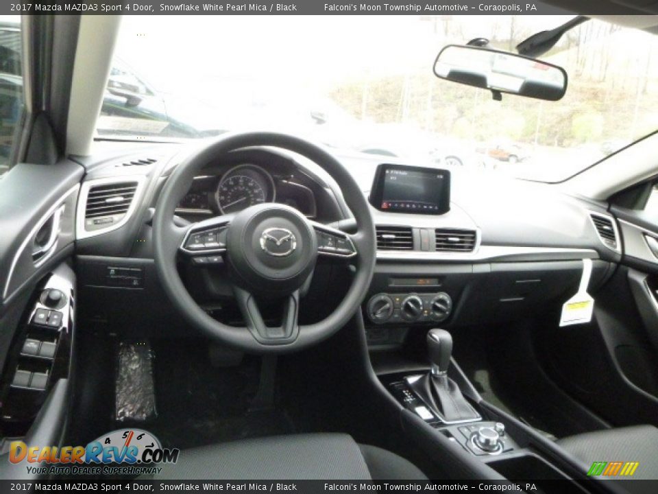 Black Interior - 2017 Mazda MAZDA3 Sport 4 Door Photo #9