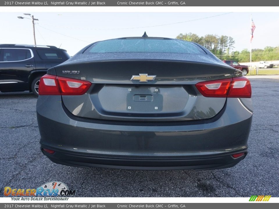 2017 Chevrolet Malibu LS Nightfall Gray Metallic / Jet Black Photo #6