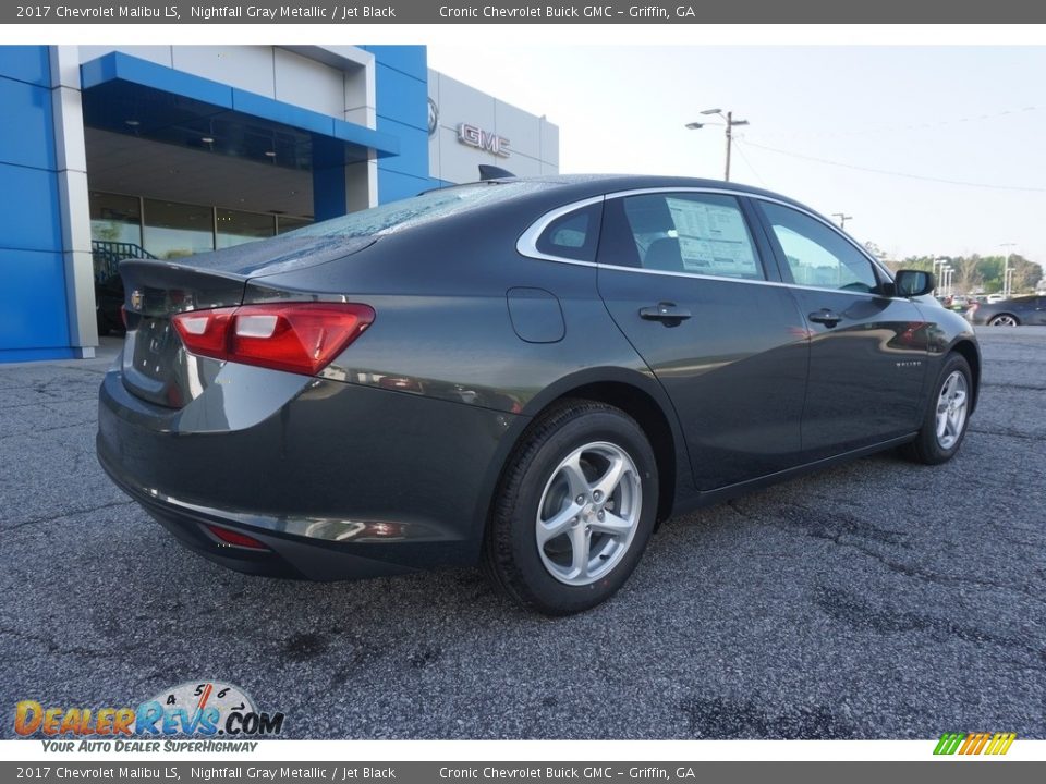 2017 Chevrolet Malibu LS Nightfall Gray Metallic / Jet Black Photo #7