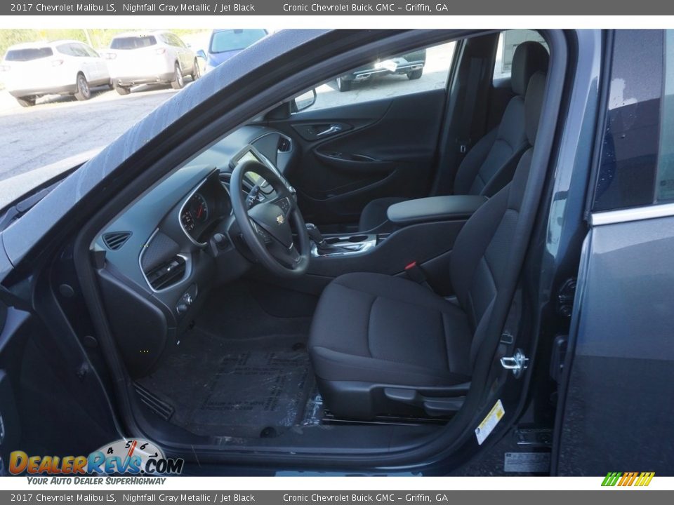 2017 Chevrolet Malibu LS Nightfall Gray Metallic / Jet Black Photo #9