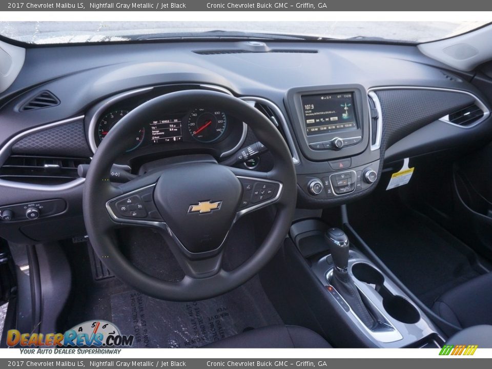 2017 Chevrolet Malibu LS Nightfall Gray Metallic / Jet Black Photo #10