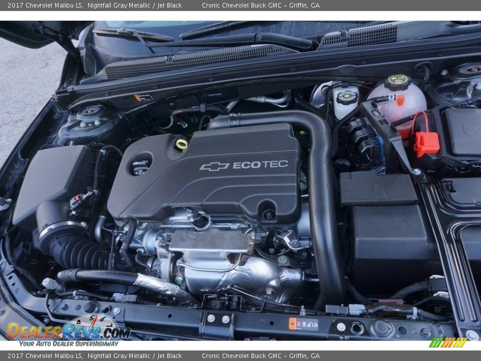 2017 Chevrolet Malibu LS Nightfall Gray Metallic / Jet Black Photo #12