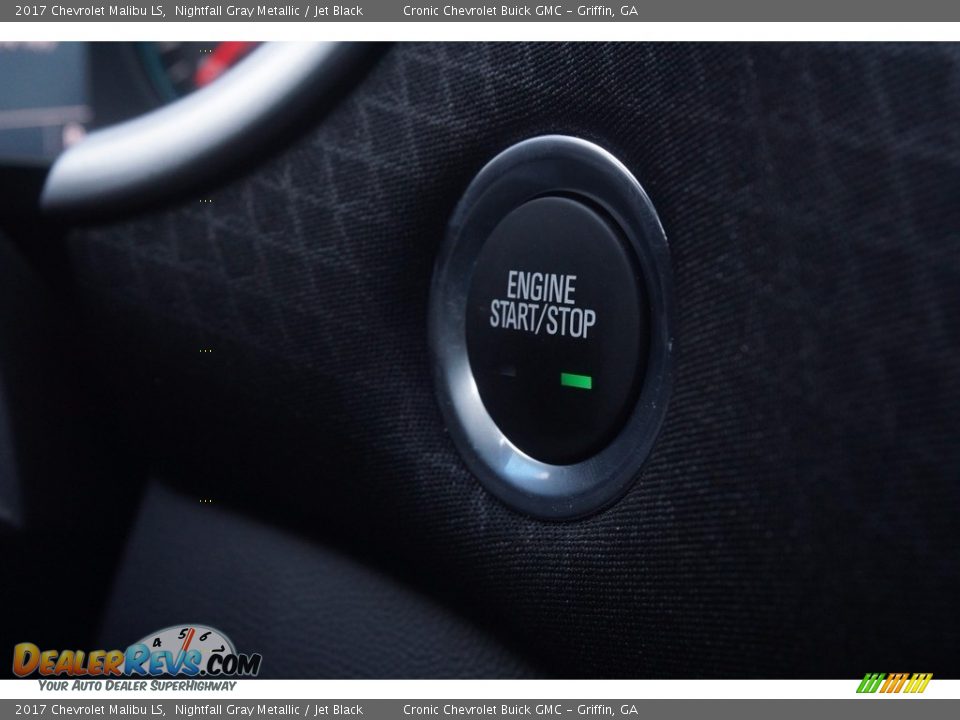2017 Chevrolet Malibu LS Nightfall Gray Metallic / Jet Black Photo #15