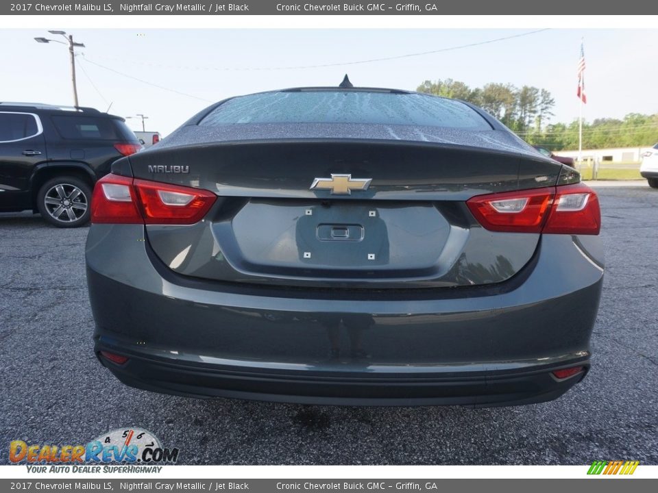 2017 Chevrolet Malibu LS Nightfall Gray Metallic / Jet Black Photo #6