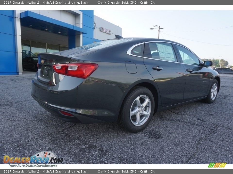 2017 Chevrolet Malibu LS Nightfall Gray Metallic / Jet Black Photo #7