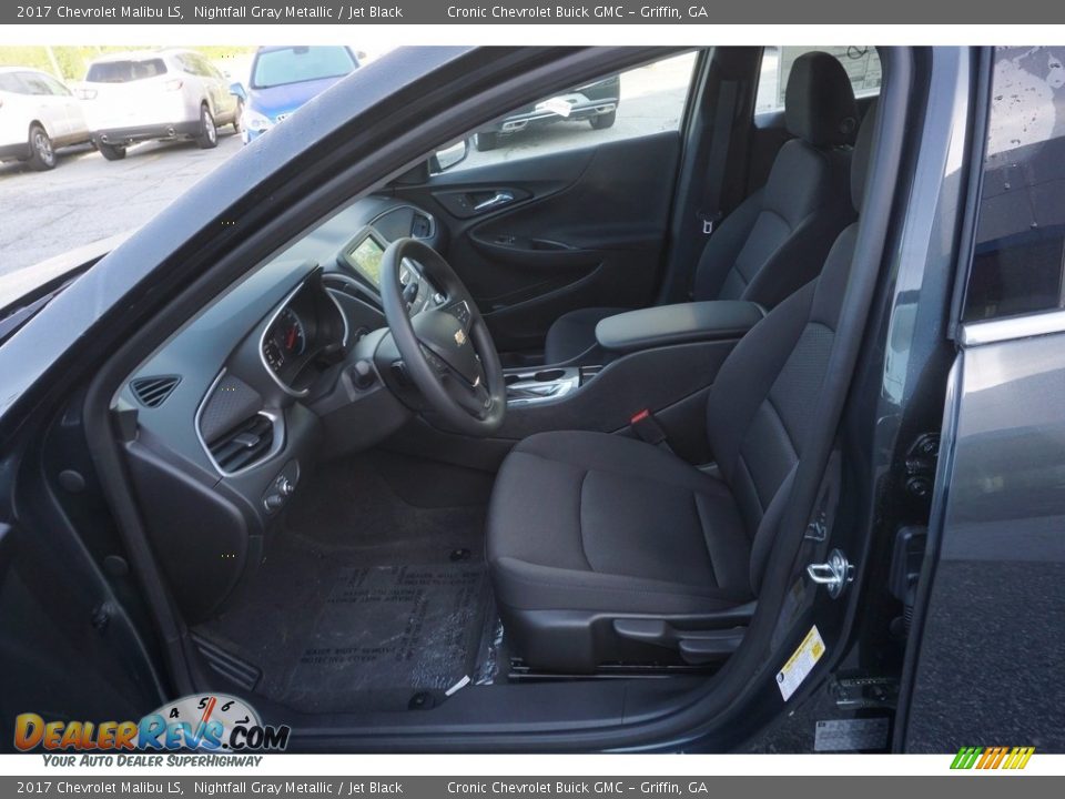 2017 Chevrolet Malibu LS Nightfall Gray Metallic / Jet Black Photo #9