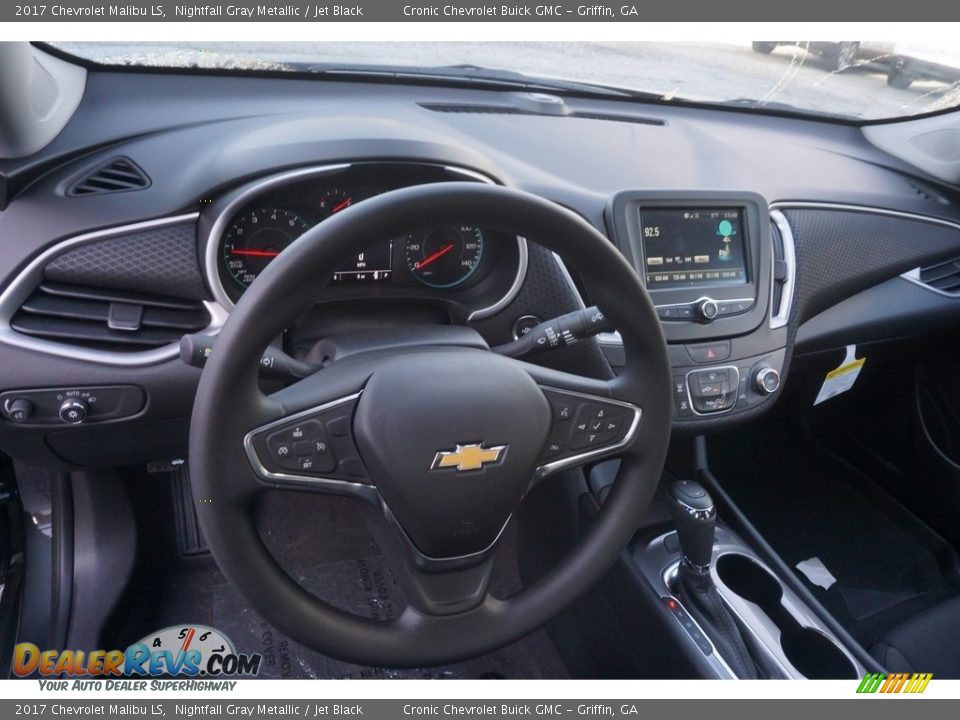 2017 Chevrolet Malibu LS Nightfall Gray Metallic / Jet Black Photo #10