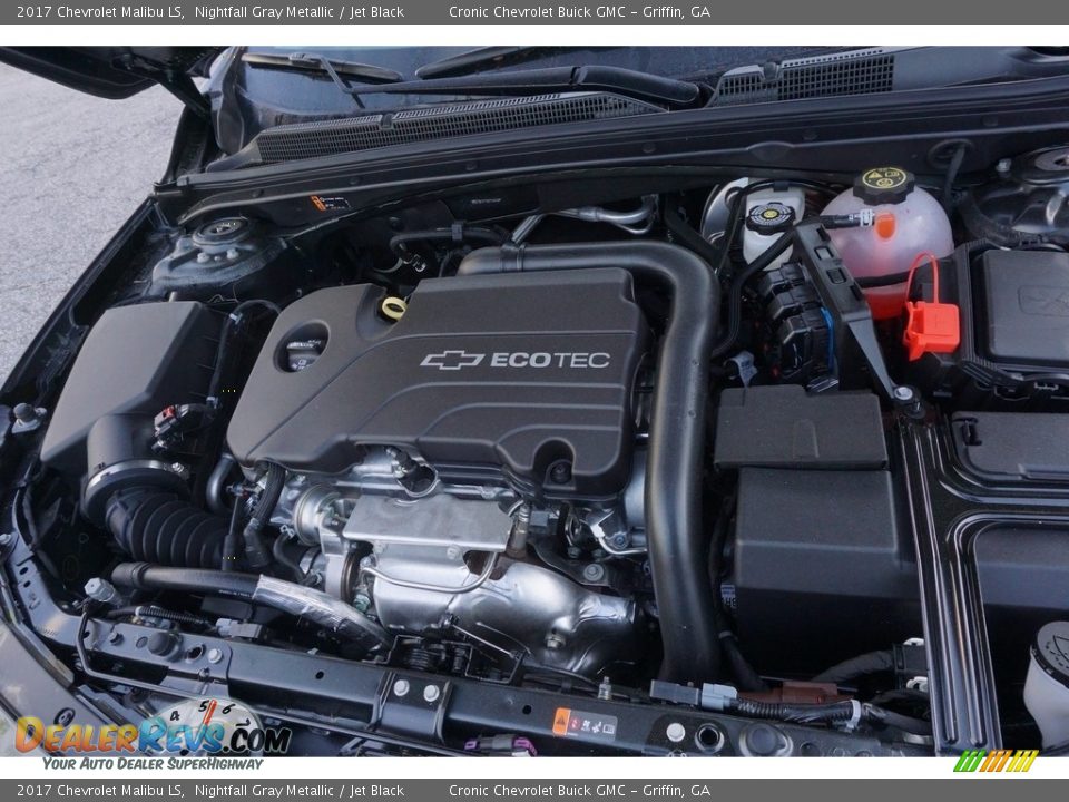 2017 Chevrolet Malibu LS Nightfall Gray Metallic / Jet Black Photo #12