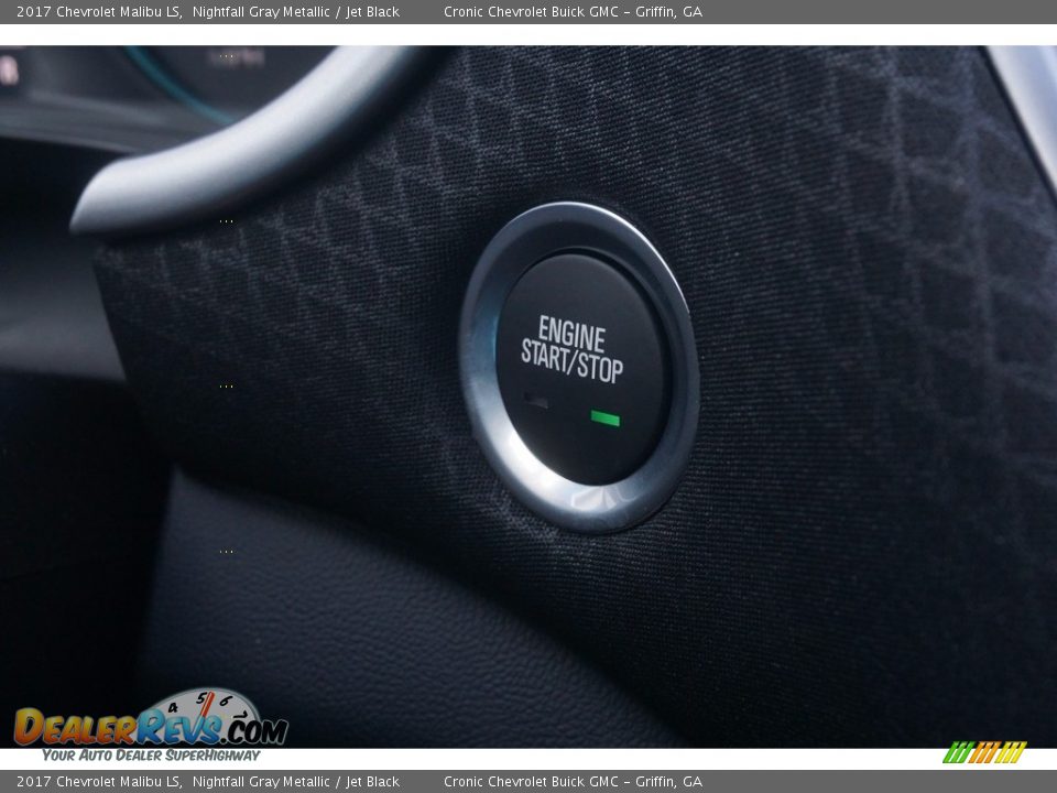 2017 Chevrolet Malibu LS Nightfall Gray Metallic / Jet Black Photo #15