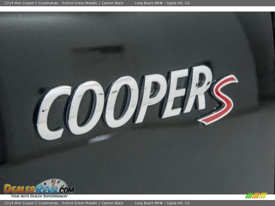 2014 Mini Cooper S Countryman Oxford Green Metallic / Carbon Black Photo #7