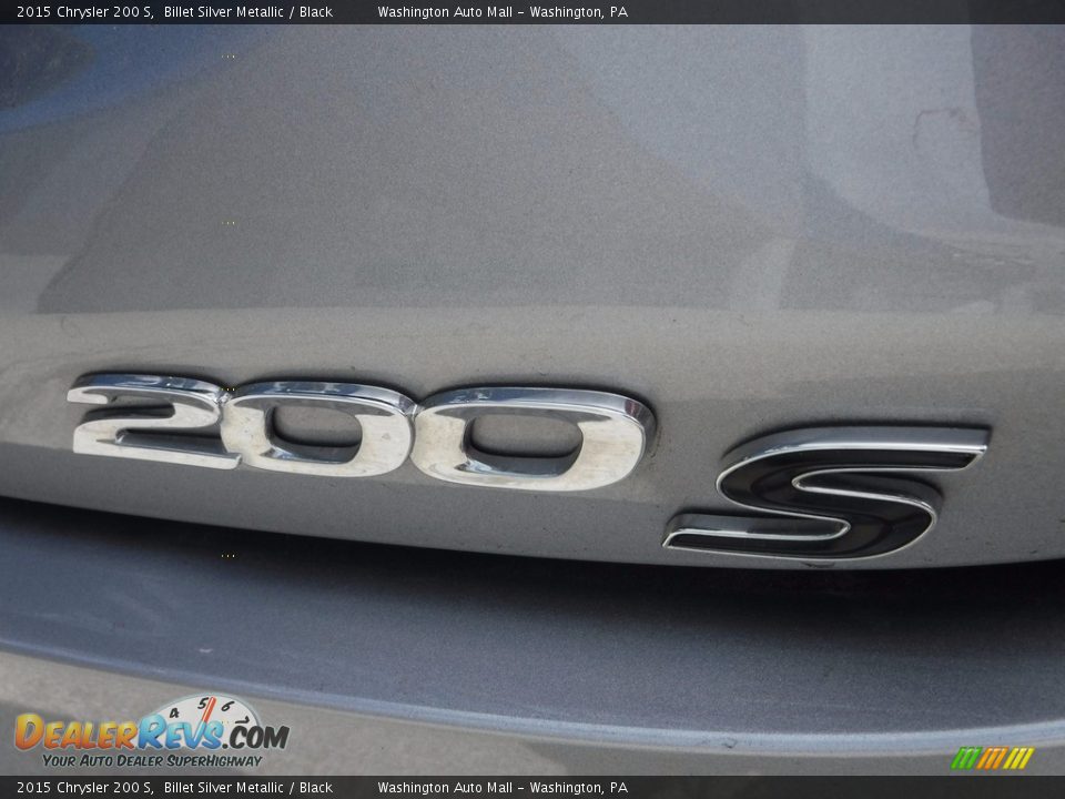 2015 Chrysler 200 S Billet Silver Metallic / Black Photo #9