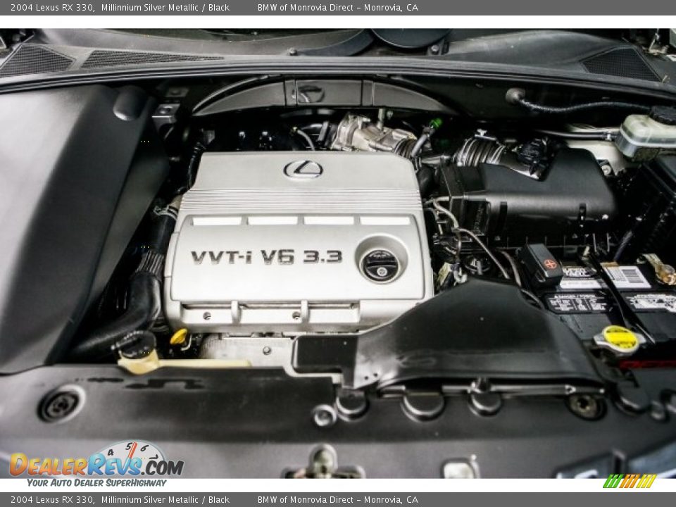 2004 Lexus RX 330 Millinnium Silver Metallic / Black Photo #9