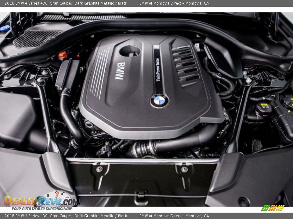 2018 BMW 4 Series 430i Gran Coupe 2.0 Liter DI TwinPower Turbocharged DOHC 16-Valve VVT 4 Cylinder Engine Photo #8