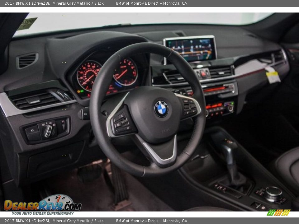 2017 BMW X1 sDrive28i Mineral Grey Metallic / Black Photo #6