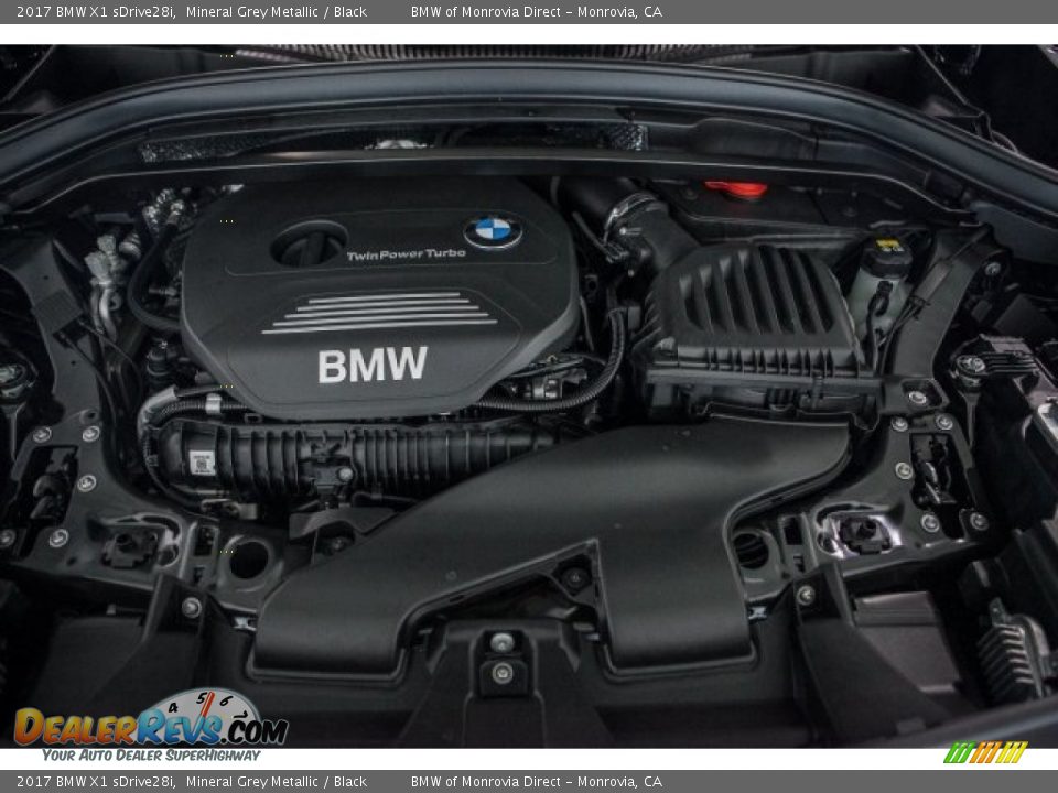 2017 BMW X1 sDrive28i Mineral Grey Metallic / Black Photo #9