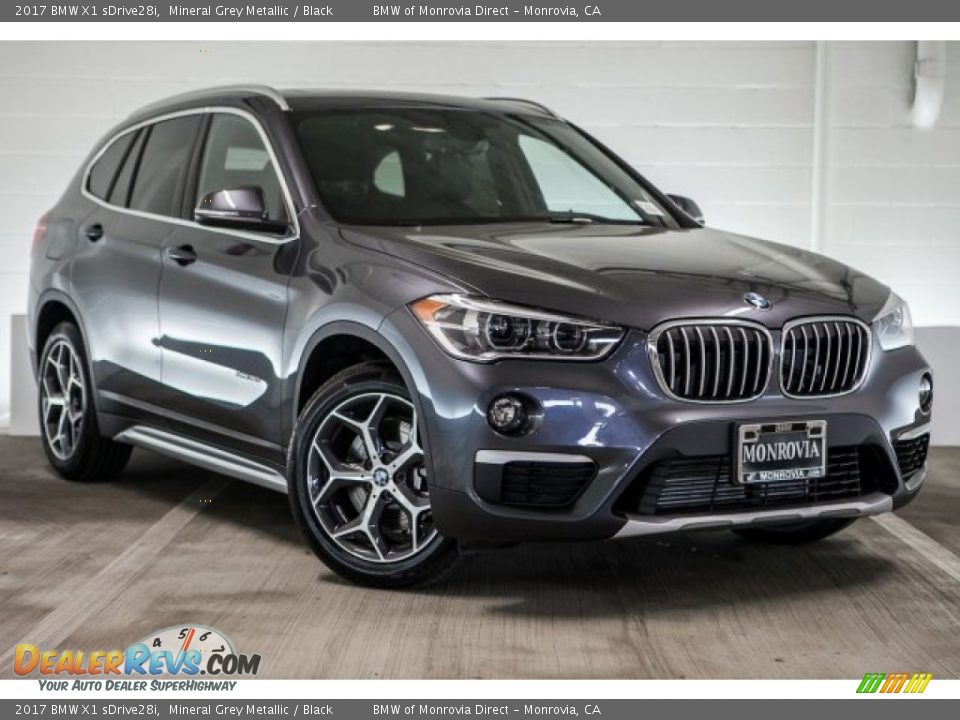 2017 BMW X1 sDrive28i Mineral Grey Metallic / Black Photo #12